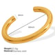 SZ93 gold 8mm wide bracelet Picture4